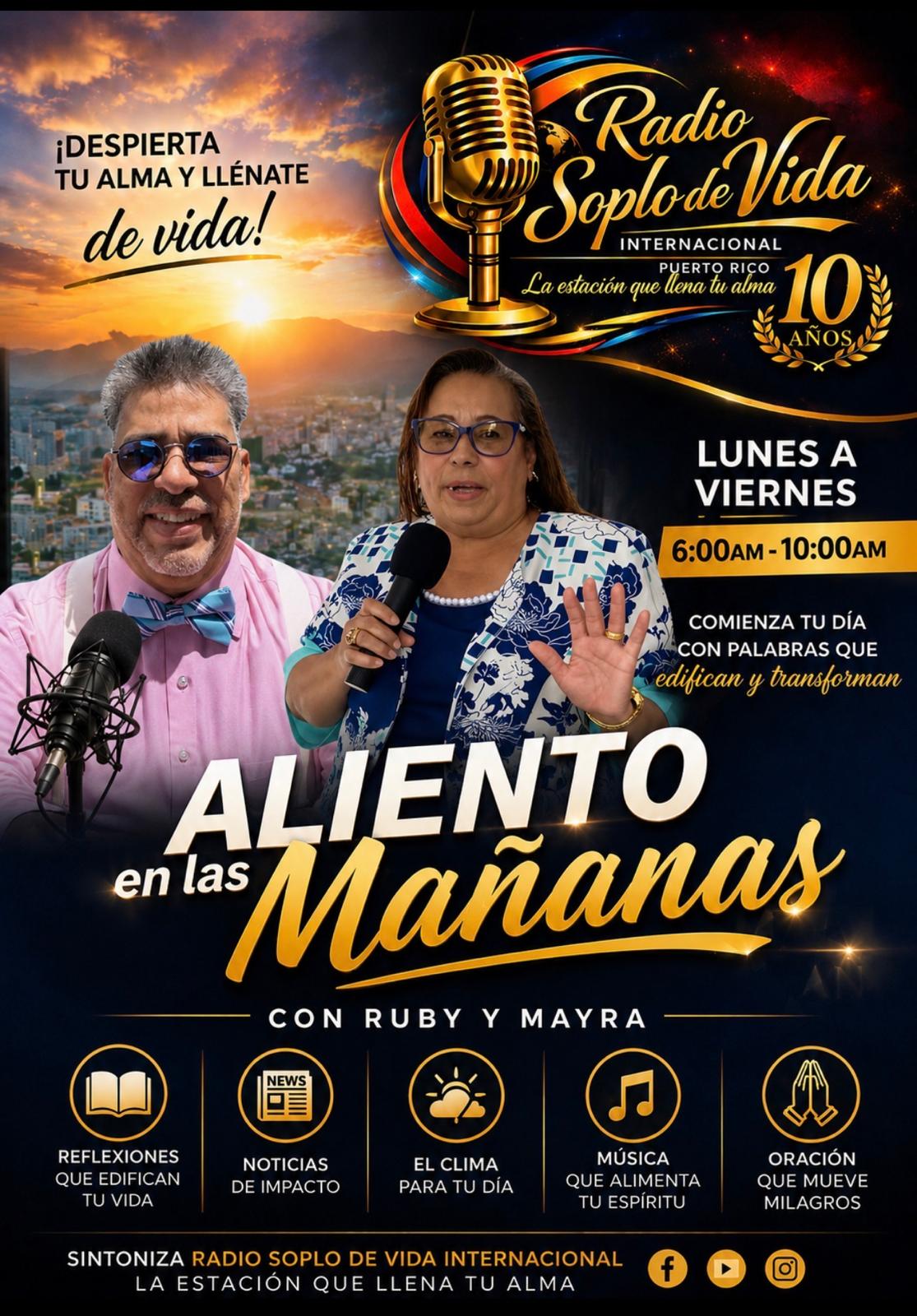 Aliento en las Mañanas con Ruby y Mayra